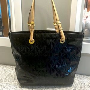 Michael Kors Monogrammed Tote EUC